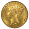 Image of a 1838 Gold Sovereign: Victoria (Shield) - London