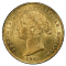 Image of a 1861 Gold Sovereign: Victoria (Australia)