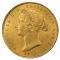 Image of a 1864 Gold Sovereign: Victoria (Australia)