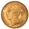 Image of a 1871 Gold Sovereign: Victoria (Young Head) - London
