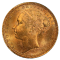 Image of a 1872 Gold Sovereign: Victoria (Young Head) - London